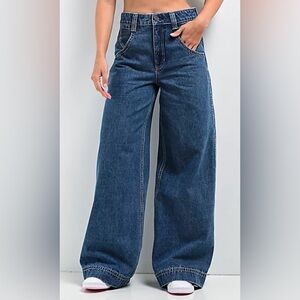 A.LAB Analog Bitmap Log On Raver Denim Jeans Women’s Size: 14